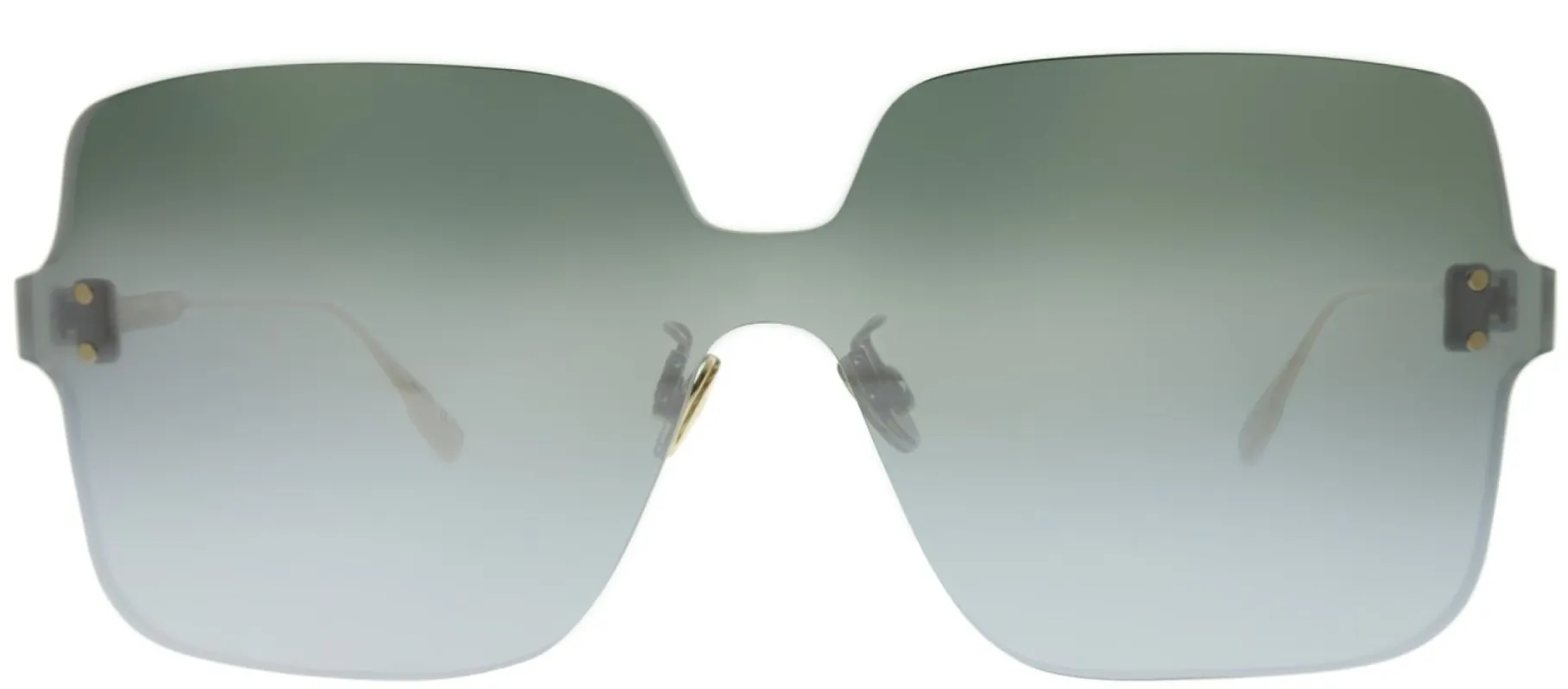 Dior CD ColorQuake1 YB7 T4 Square Plastic Silver Sunglasses with Silver Mirror Lens sold by Gaffos