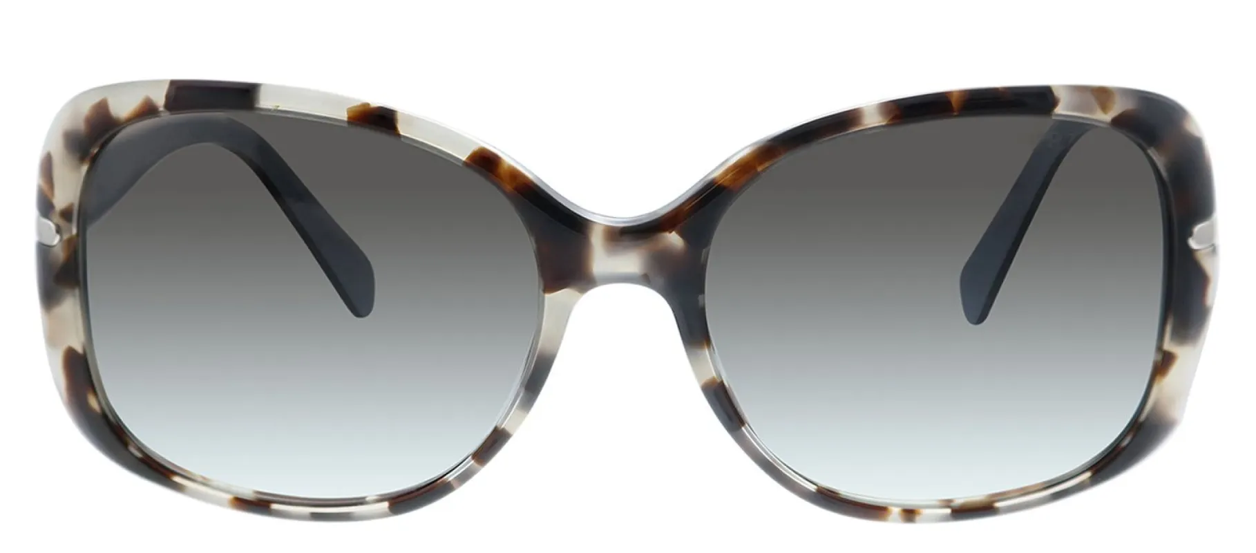 Prada PR 08OS UAO0A7 Rectangle Plastic Havana Sunglasses with Grey Gradient Lens sold by Gaffos
