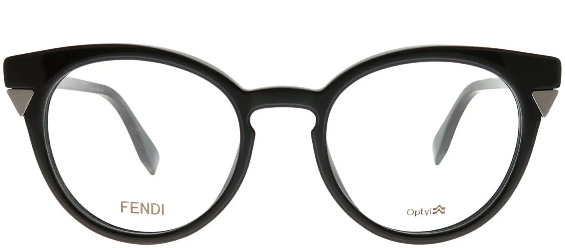 Fendi FF 0127 R0Z Cat-Eye Plastic Black Eyeglasses with Demo Lens sold by Gaffos