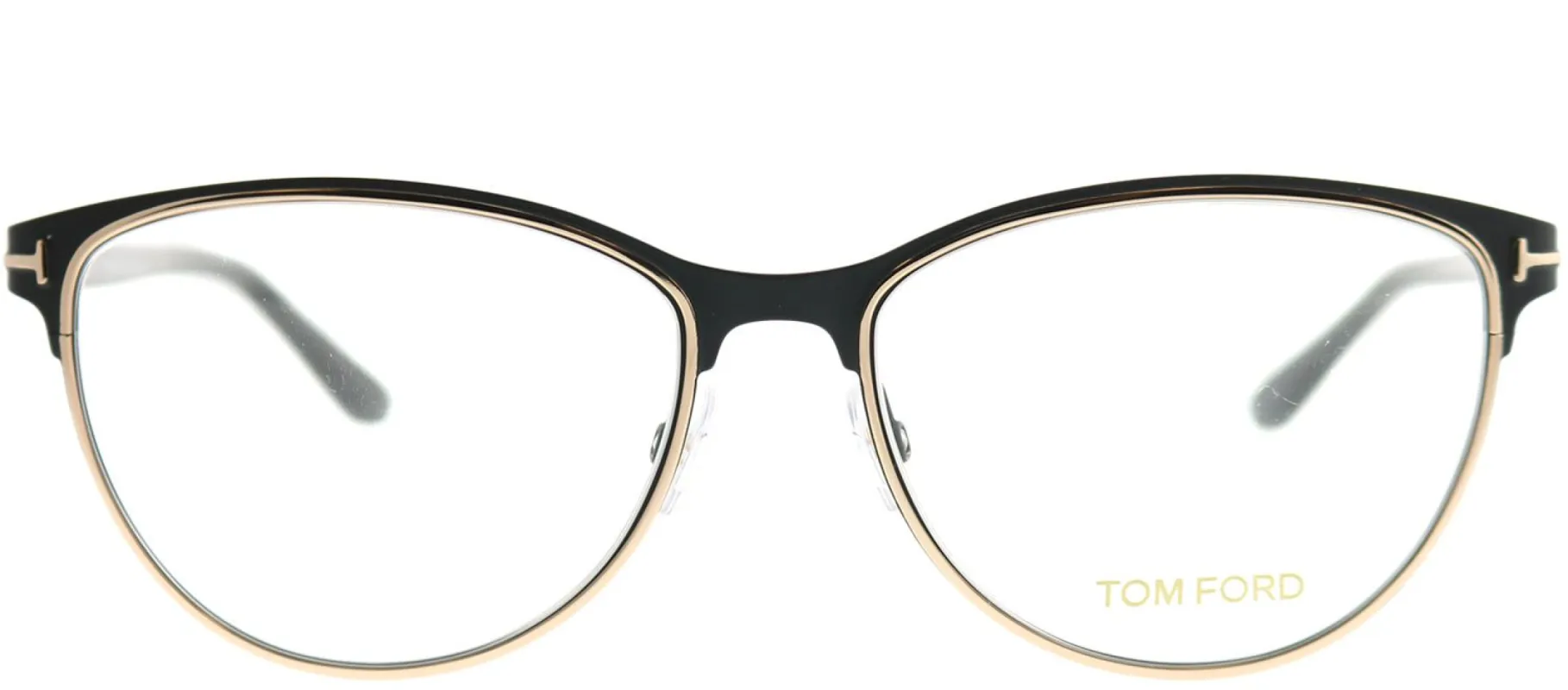 Tom Ford FT 5420 005 Cat-Eye Metal Black Eyeglasses with Demo Lens sold by Gaffos