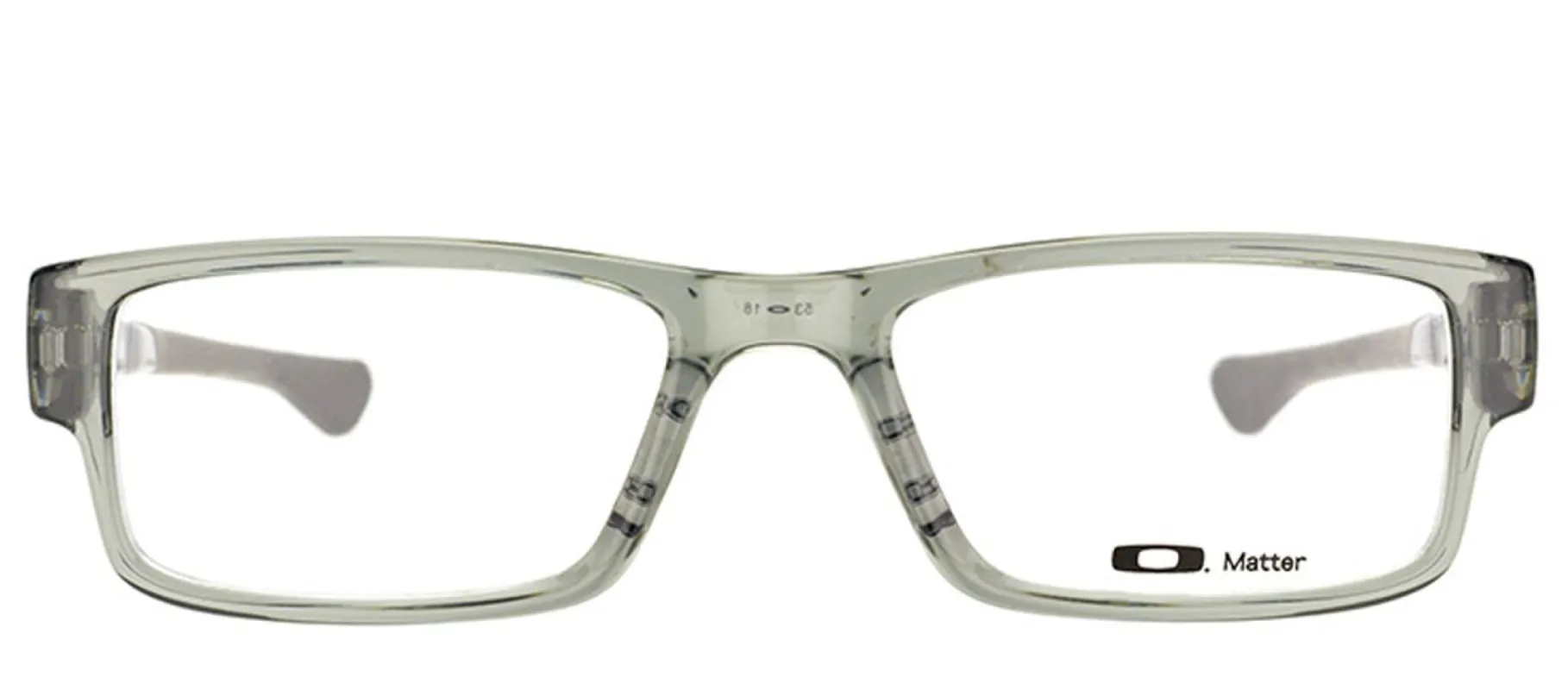 Oakley OX 8046 03 Rectangle Plastic Grey Eyeglasses with Demo Lens sold by Gaffos