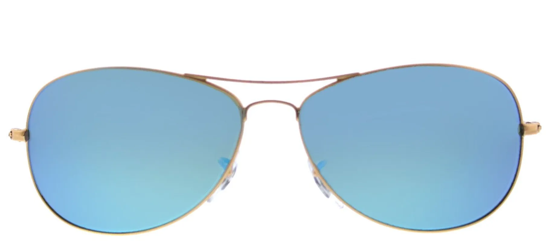 Ray-Ban RB 3562 112/A1 Aviator Metal Gold Sunglasses with Blue Mirrored Chromance Polarized Lens sold by Gaffos