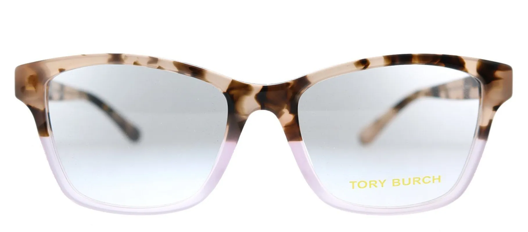 Tory Burch TY 2110U 1754 Rectangle Plastic Blush Tortoise Eyeglasses with Demo Lens made by Gaffos