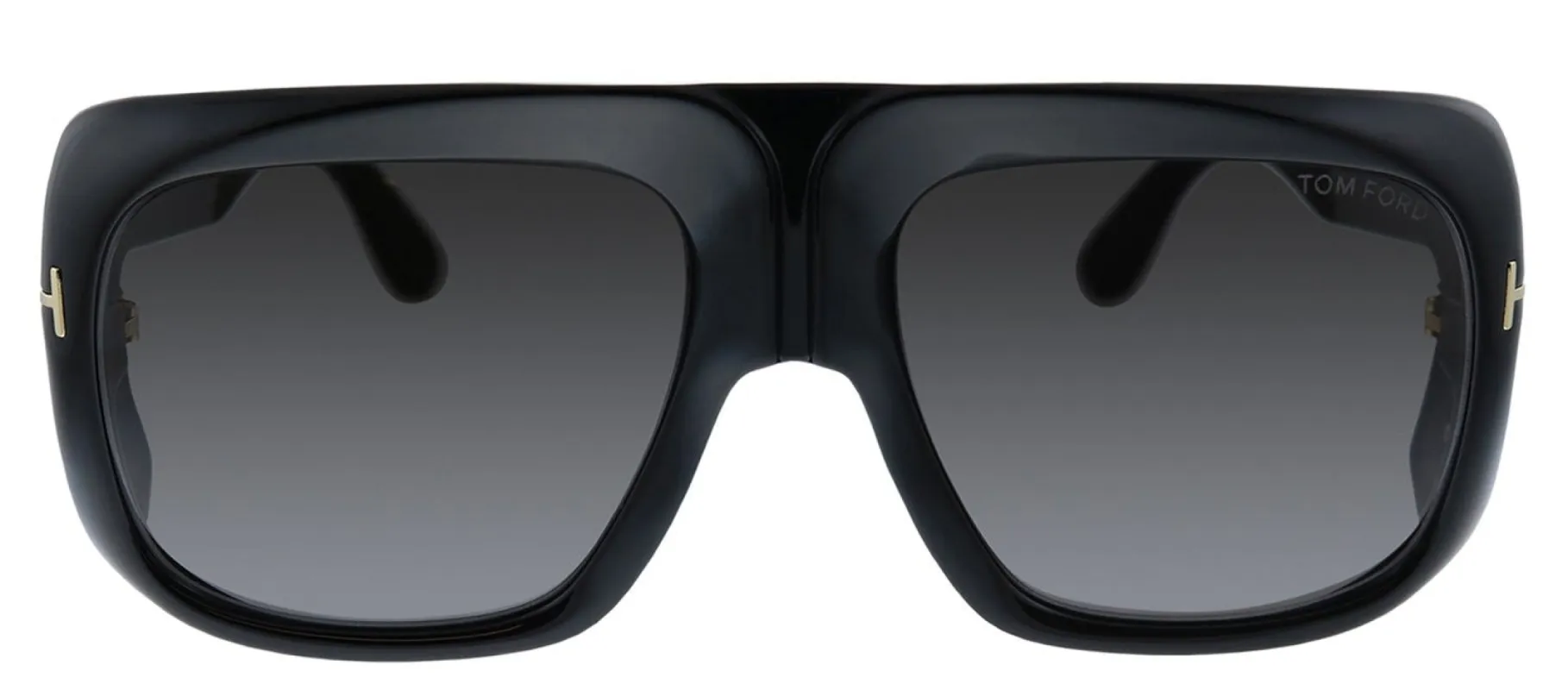 Tom Ford FT 0733 01A Square Plastic Black Sunglasses with Grey Lens sold by Gaffos