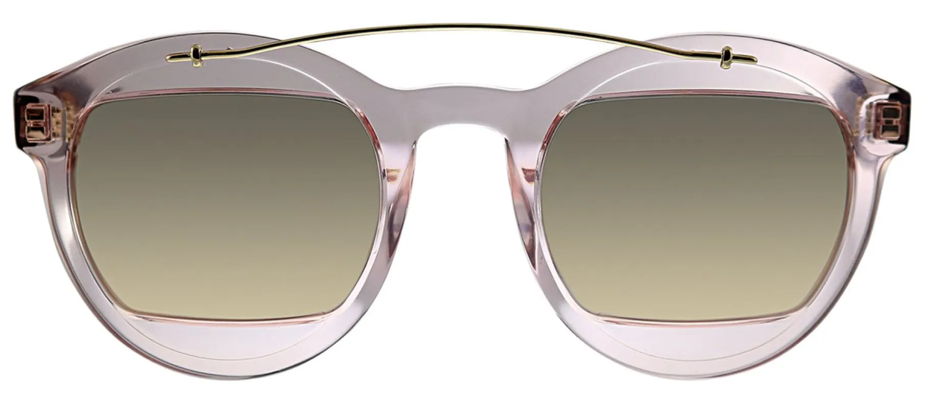 Dior Mania 1 N71 OJ Round Plastic Pink Sunglasses with Pink Mirror Lens sold by Gaffos