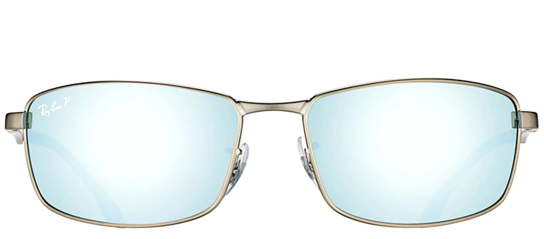 Ray-Ban RB 3498 029/Y4 Sport Metal Silver Sunglasses with Gunmetal Silver Flash Lens sold by Gaffos