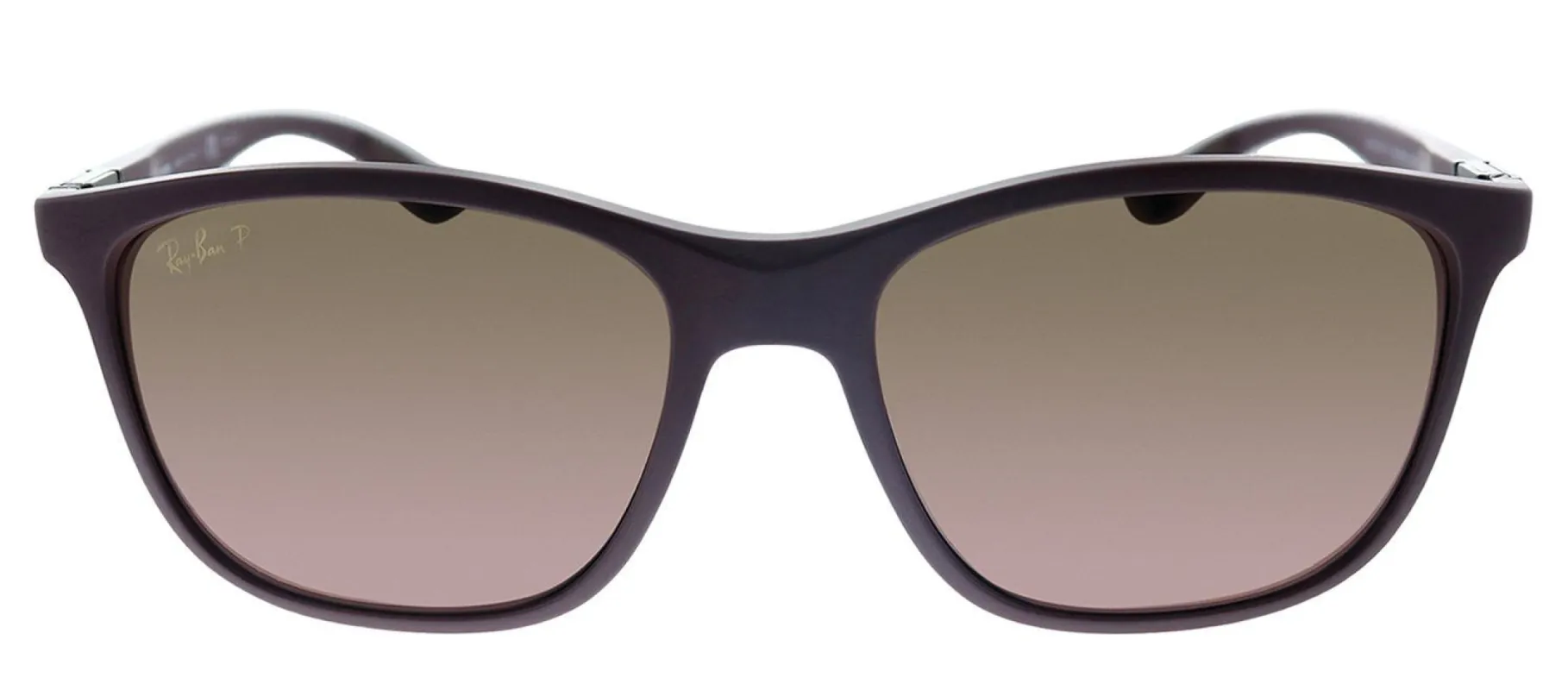 Ray-Ban Chromance RB 4330CH 64456B Square Plastic Violet Sunglasses with Brown Polarized Lens sold by Gaffos
