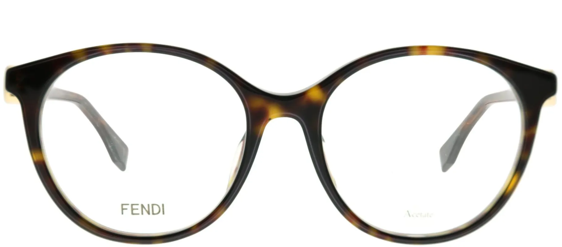 Fendi FF 0336/F 086 Round Plastic Tortoise/ Havana Eyeglasses with Demo Lens sold by Gaffos