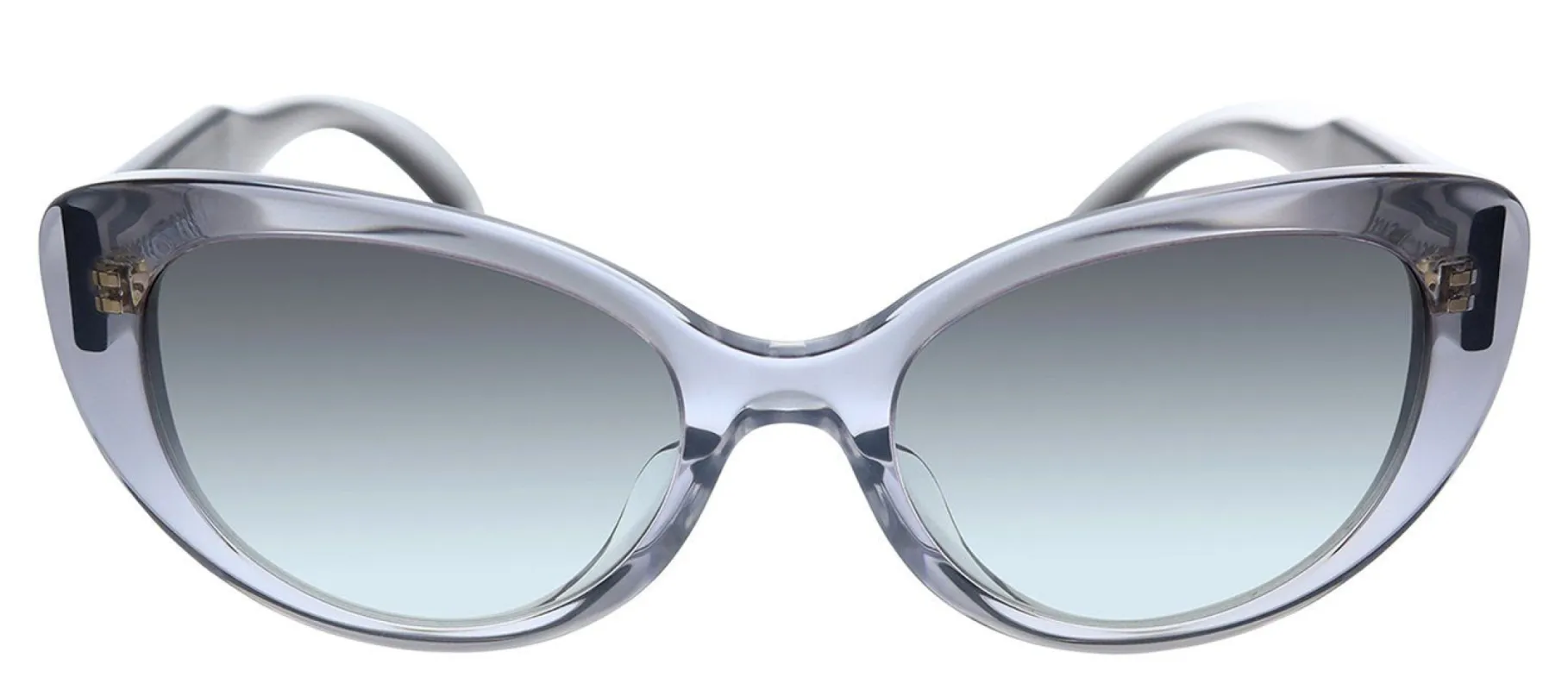 Versace VE 4378F 593/11 Cat-Eye Plastic Transparent Sunglasses with Grey Gradient Lens sold by Gaffos