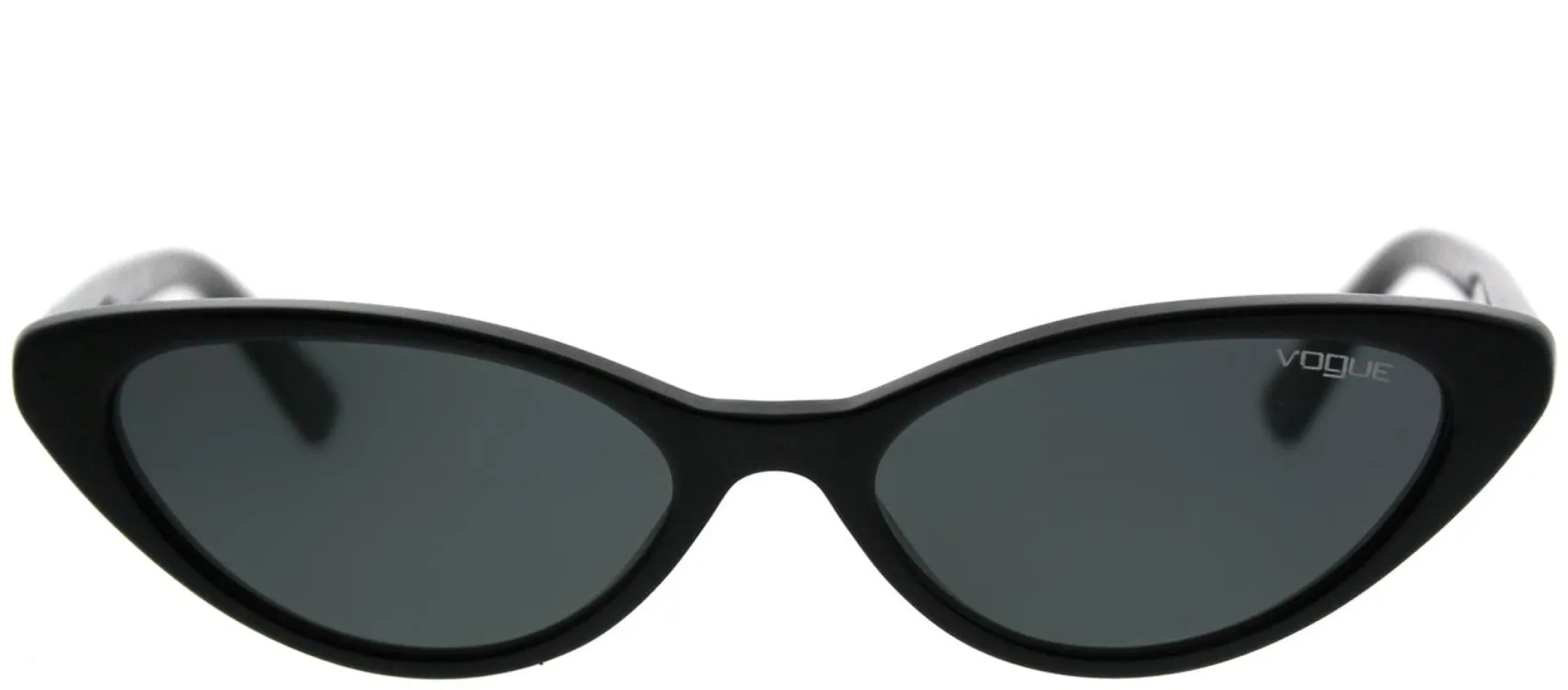 Vogue Eyewear VO 5237S W44/87 Cat-Eye Plastic Black Sunglasses with Grey Lens sold by Gaffos