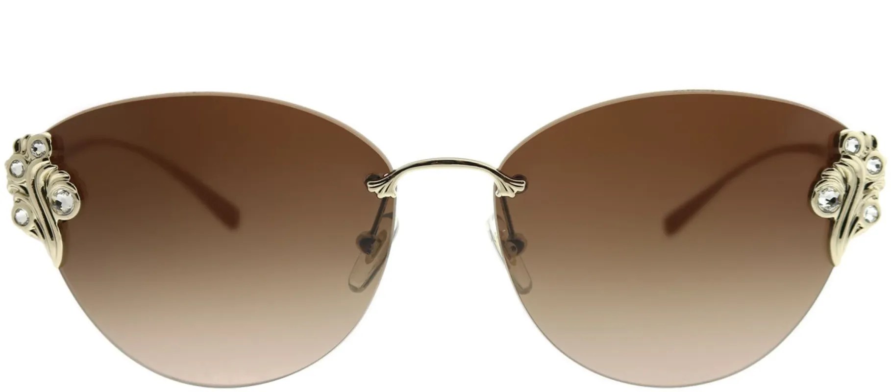 Versace VE 2196B 125213 Cat-Eye Metal Gold Sunglasses with Brown Gradient Lens sold by Gaffos