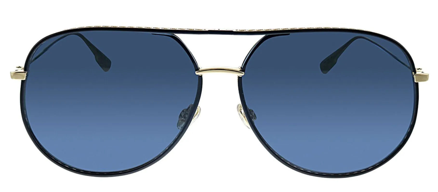 Dior CD DiorByDior 2M2 A9 Pilot Metal Black Sunglasses with Blue Mirror Lens sold by Gaffos