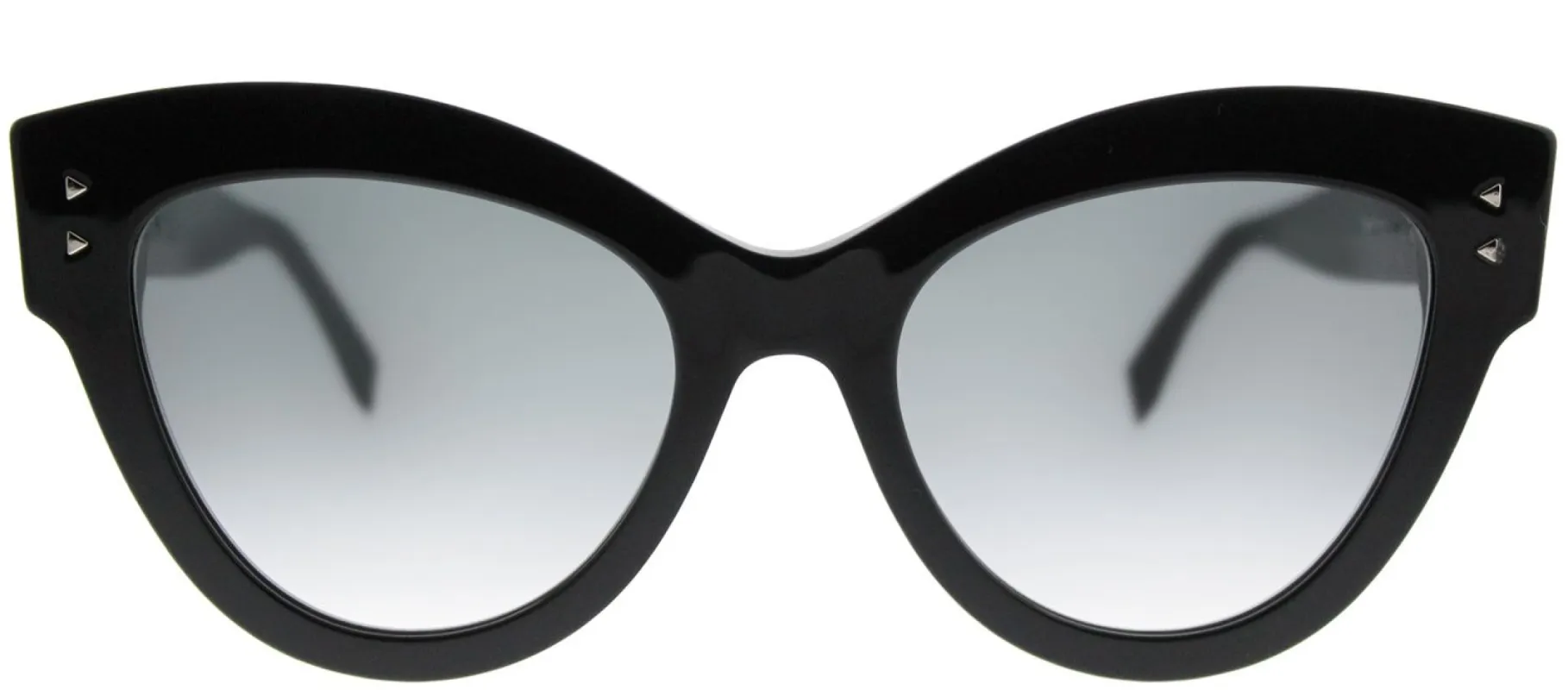 Fendi FF 0266 807 9O Cat-Eye Plastic Black Sunglasses with Grey Gradient Lens sold by Gaffos