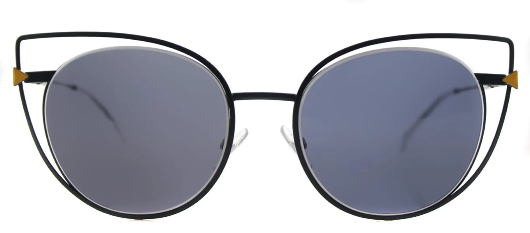 Fendi FF 0176 TLP Cat-Eye Metal Blue Sunglasses with Blue Lens sold by Gaffos