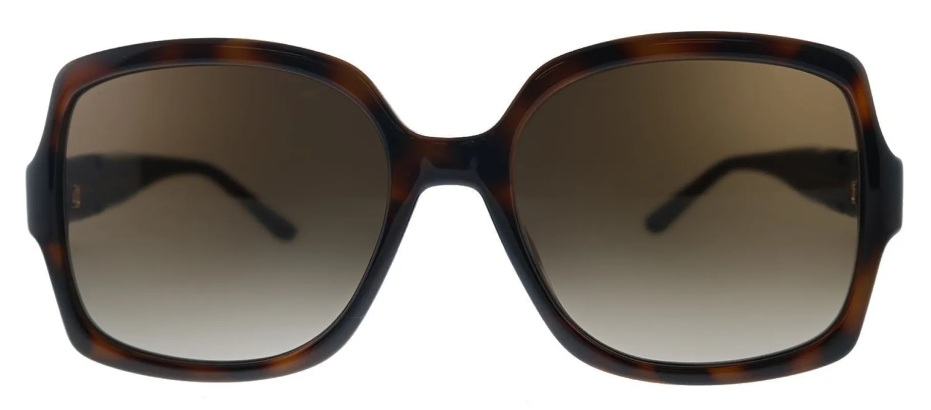 Jimmy Choo JC Sammi/G/S 086 Square Plastic Dark Havana Sunglasses with Brown Gradient Lens sold by Gaffos