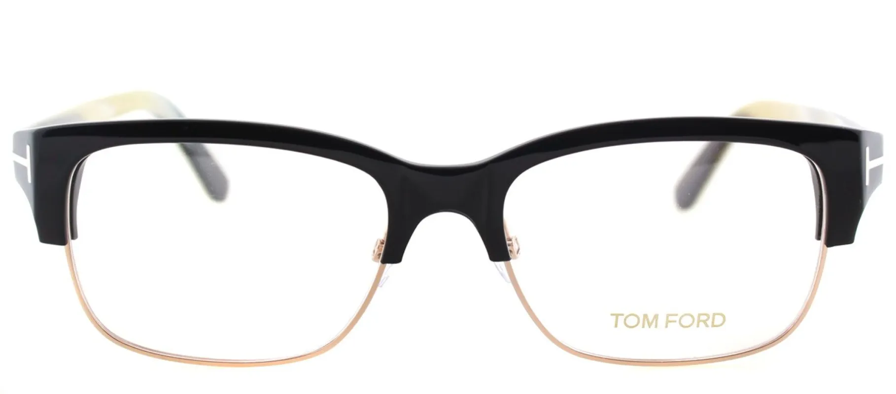 Tom Ford FT 5307 001 Square Plastic Black Eyeglasses with Demo Lens sold by Gaffos