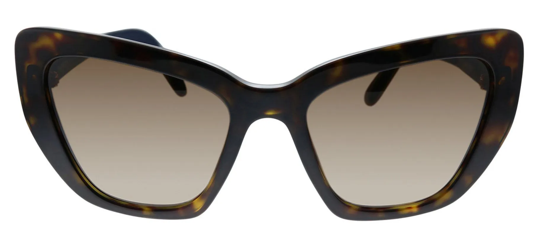 Prada PR 08VS 2AU6S1 Cat-Eye Plastic Havana Sunglasses with Brown Gradient Lens sold by Gaffos