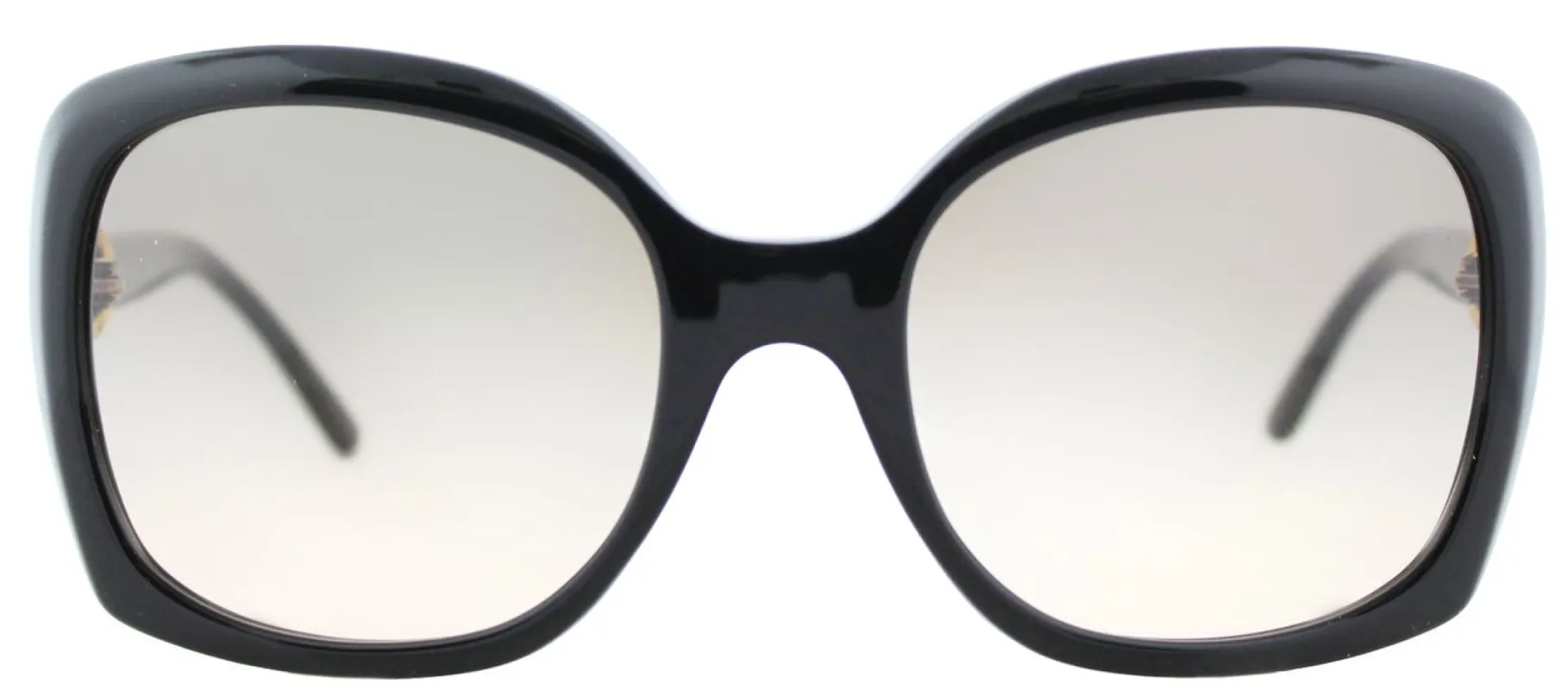 Tory Burch TY 7101 137713 Rectangle Plastic Black Sunglasses with Dark Brown Gradient Lens sold by Gaffos
