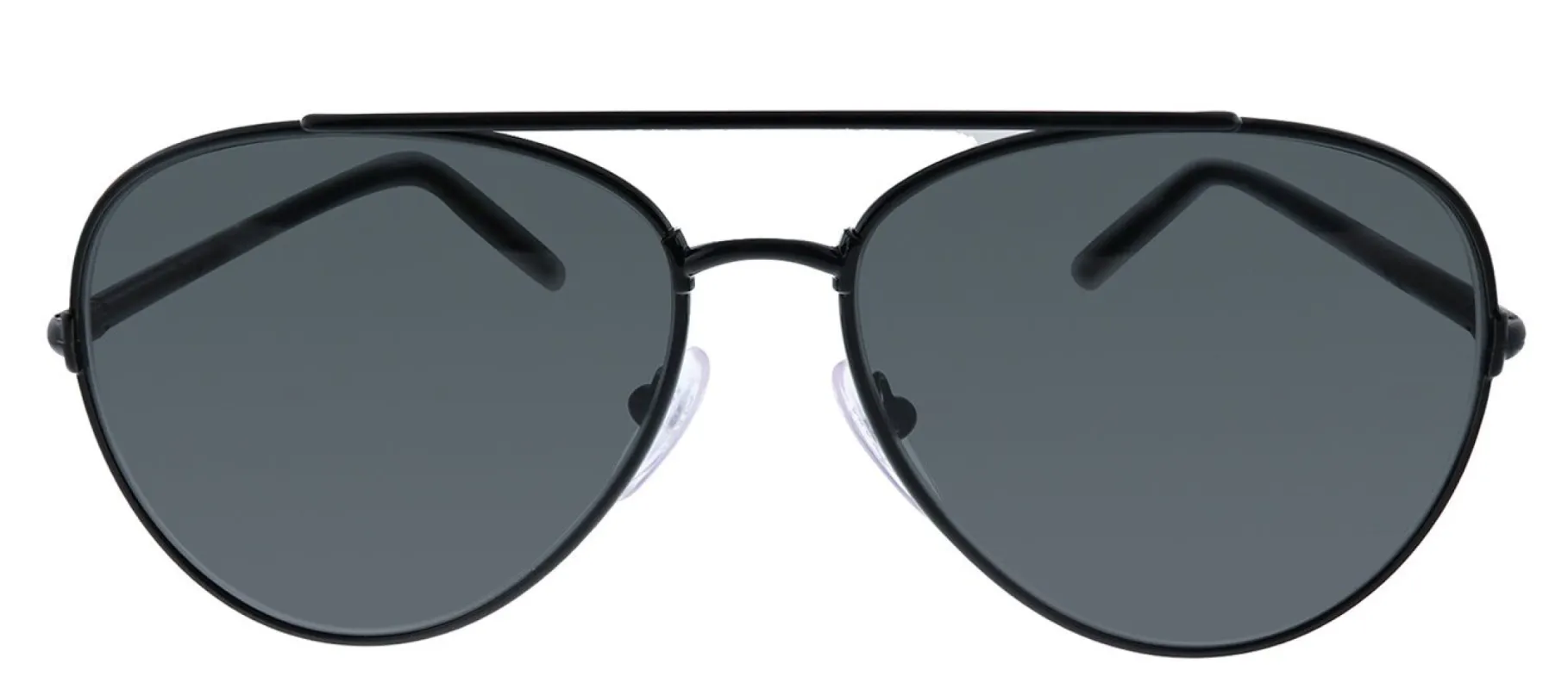 Prada PR 66XS 1AB5S0 Aviator Metal Black Sunglasses with Grey Lens sold by Gaffos