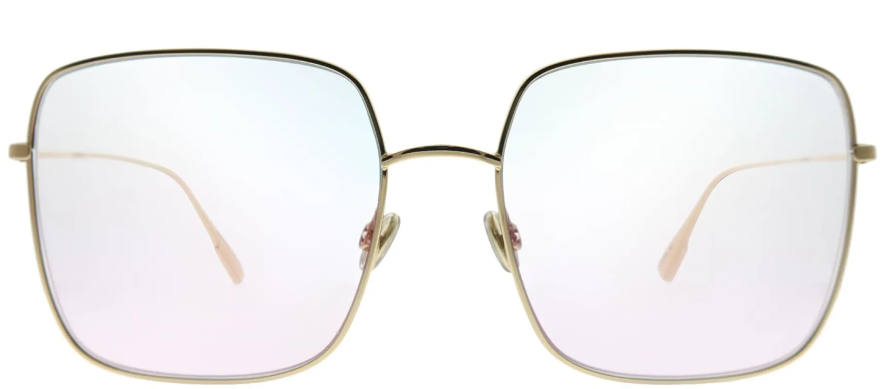 Dior CD Stellaire1 000 TE Square Metal Gold Sunglasses with Violet Lens sold by Gaffos