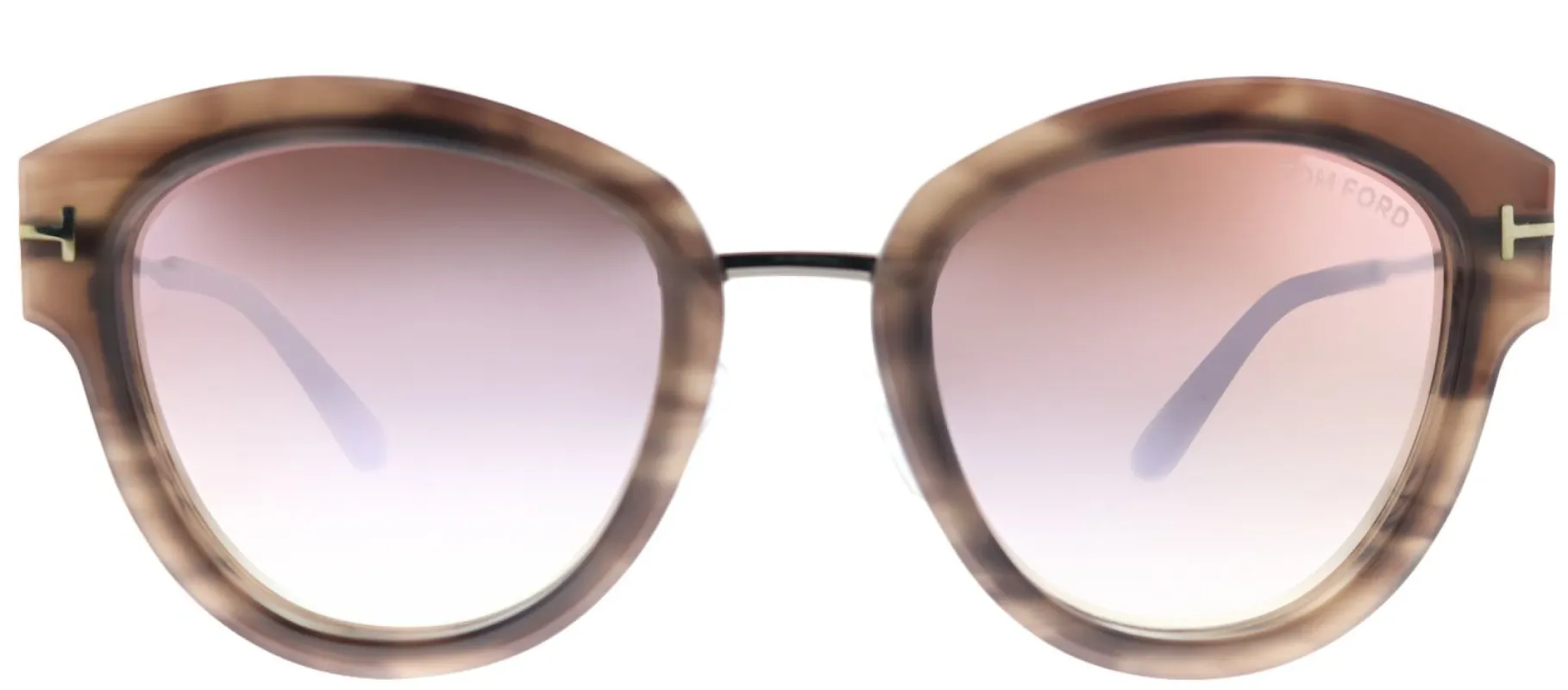Tom Ford TF 574 55Z Butterfly Plastic Tortoise/ Havana Sunglasses with Pink Gradient Lens sold by Gaffos
