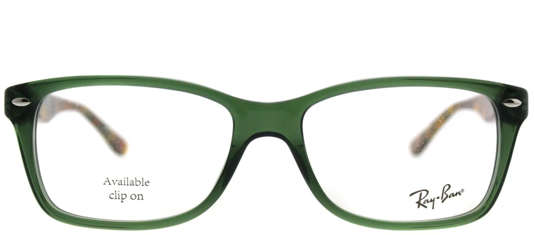 Ray-Ban RX 5228 5630 Rectangle Plastic Green Eyeglasses with Demo Lens sold by Gaffos