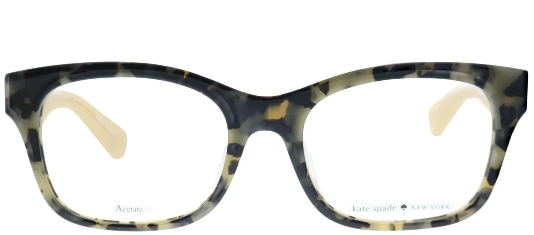 Kate Spade KS Jonnie/F QSM Square Plastic Tortoise/ Havana Eyeglasses with Demo Lens sold by Gaffos