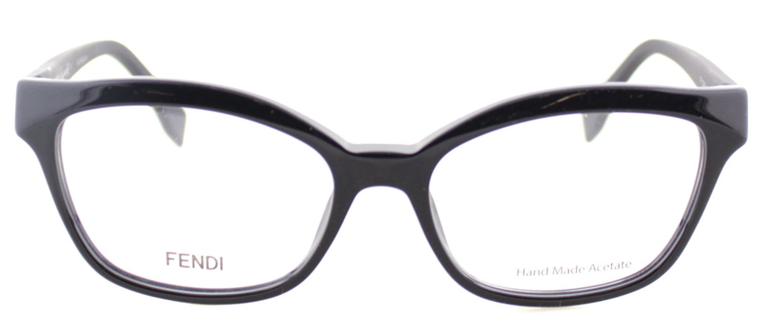Fendi FF 0046 64H Cat-Eye Plastic Black Eyeglasses with Demo Lens sold by Gaffos