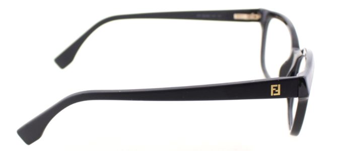 Fendi FF 0046 64H Cat-Eye Plastic Black Eyeglasses with Demo Lens sold by Gaffos