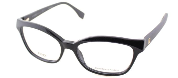 Fendi FF 0046 64H Cat-Eye Plastic Black Eyeglasses with Demo Lens sold by Gaffos