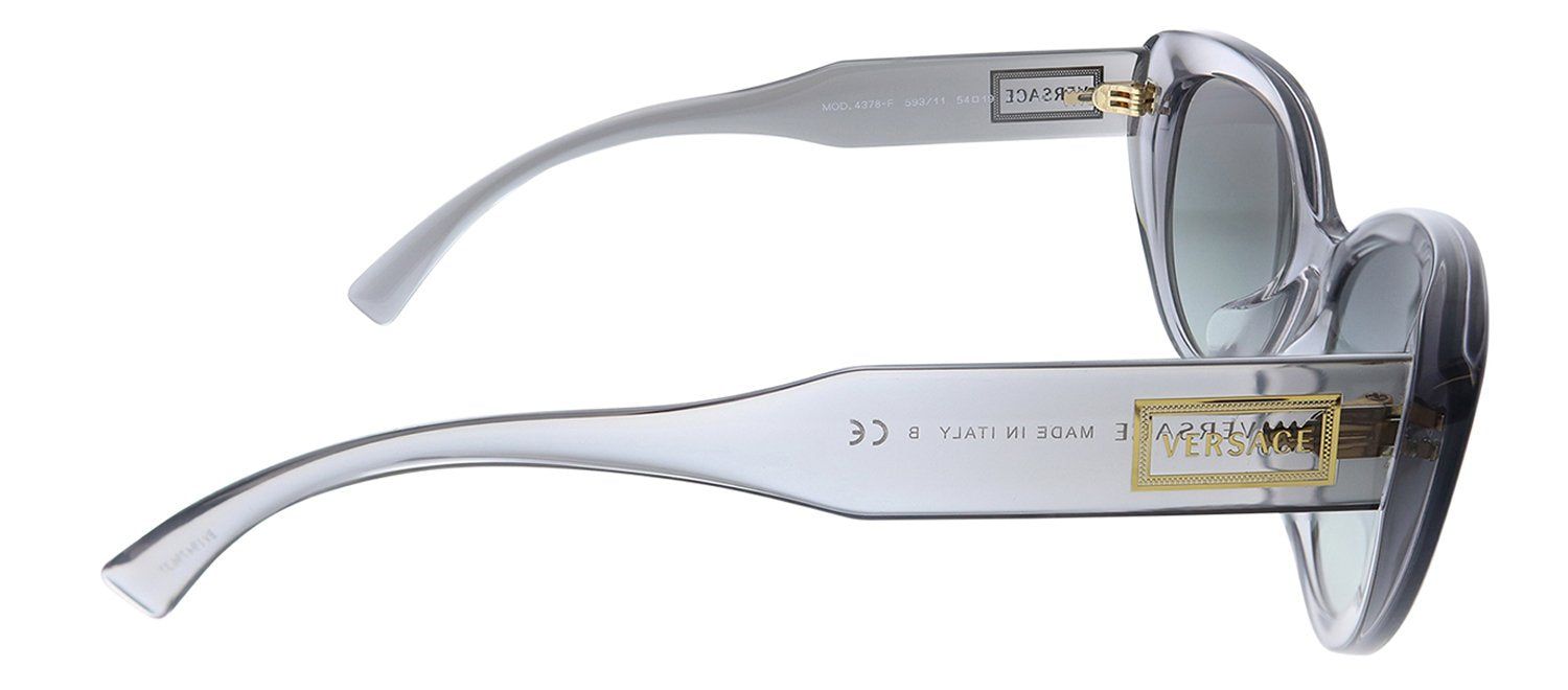 Versace VE 4378F 593/11 Cat-Eye Plastic Transparent Sunglasses with Grey Gradient Lens sold by Gaffos product image thumbnail 3