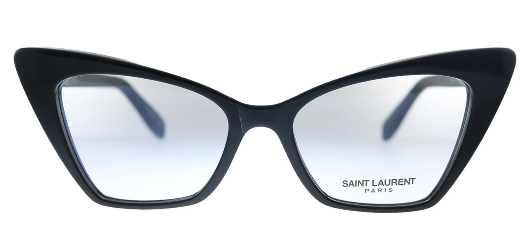 Saint Laurent VICTOIRE SL 244 001 Cat-Eye Acetate Black Eyeglasses with Demo Lens sold by Gaffos