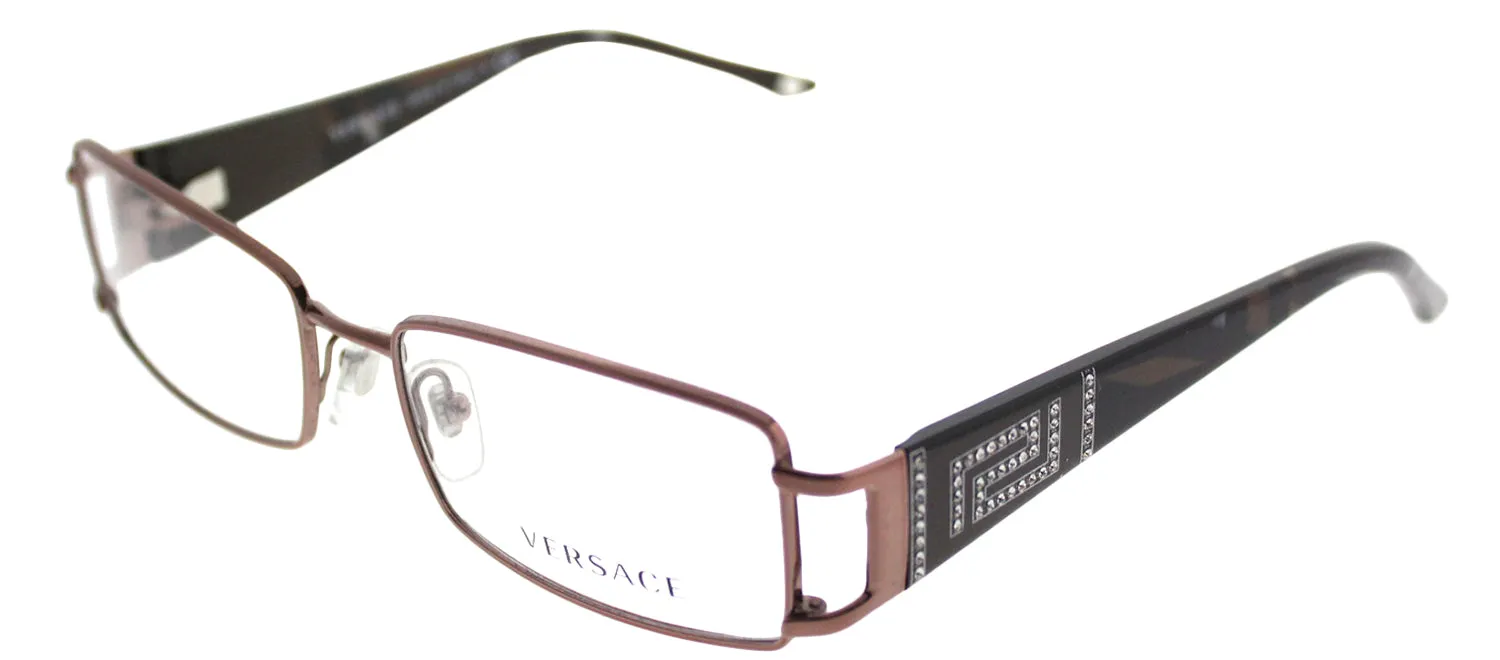 Versace VE 1163B 1013 Rectangle Metal Brown Eyeglasses with Demo Lens sold by Gaffos product image thumbnail 2