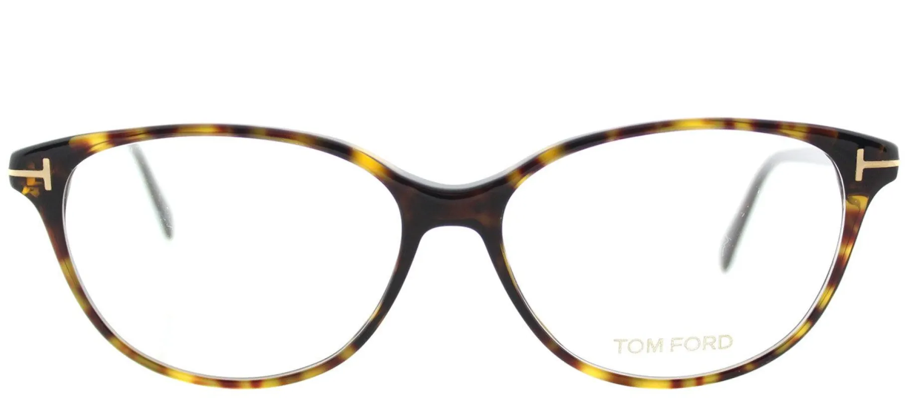 Tom Ford FT 5421 052 Cat-Eye Plastic Tortoise/ Havana Eyeglasses with Demo Lens sold by Gaffos