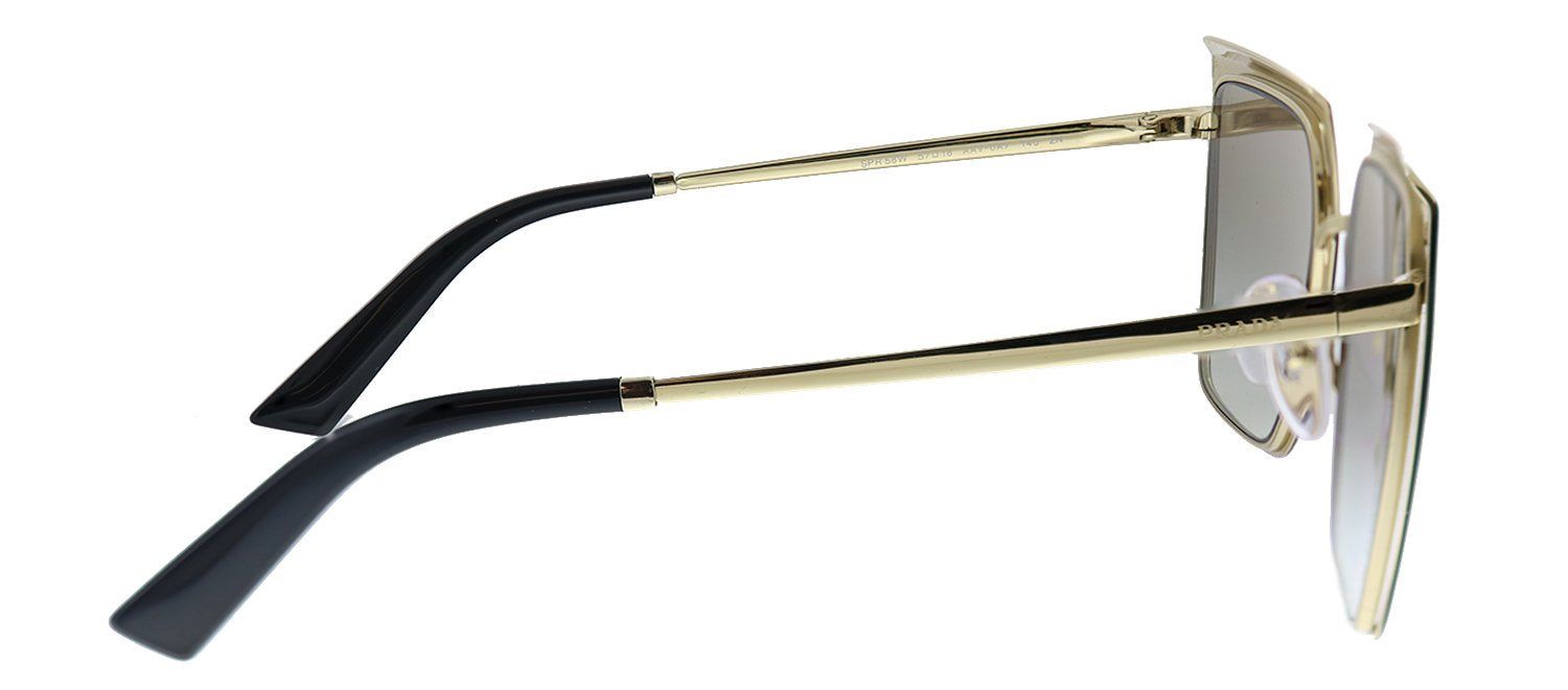 Prada PR 58WS AAV0A7 Square Metal Black Sunglasses with Grey Gradient Lens sold by Gaffos product image thumbnail 3