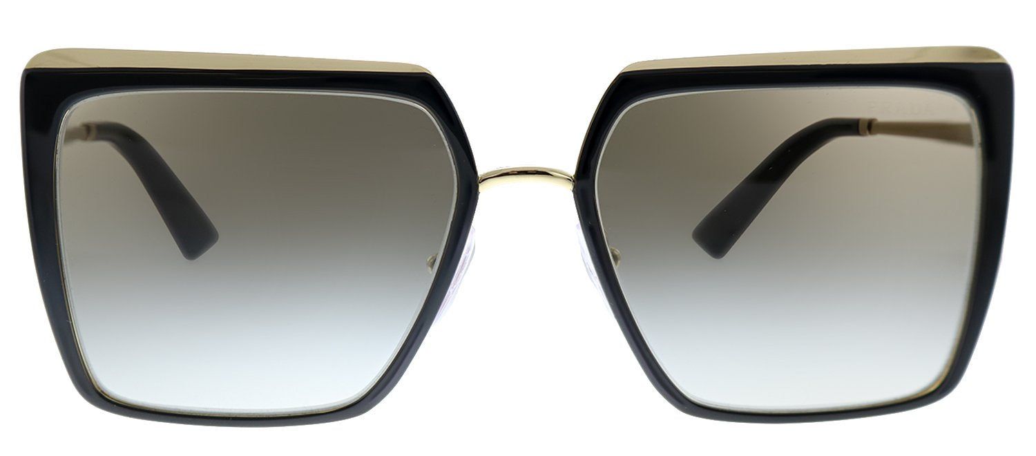 Prada PR 58WS AAV0A7 Square Metal Black Sunglasses with Grey Gradient Lens sold by Gaffos