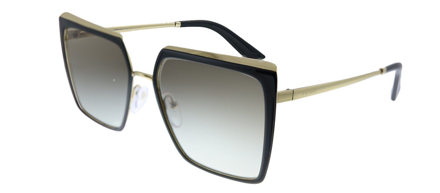 Prada PR 58WS AAV0A7 Square Metal Black Sunglasses with Grey Gradient Lens sold by Gaffos product image thumbnail 2