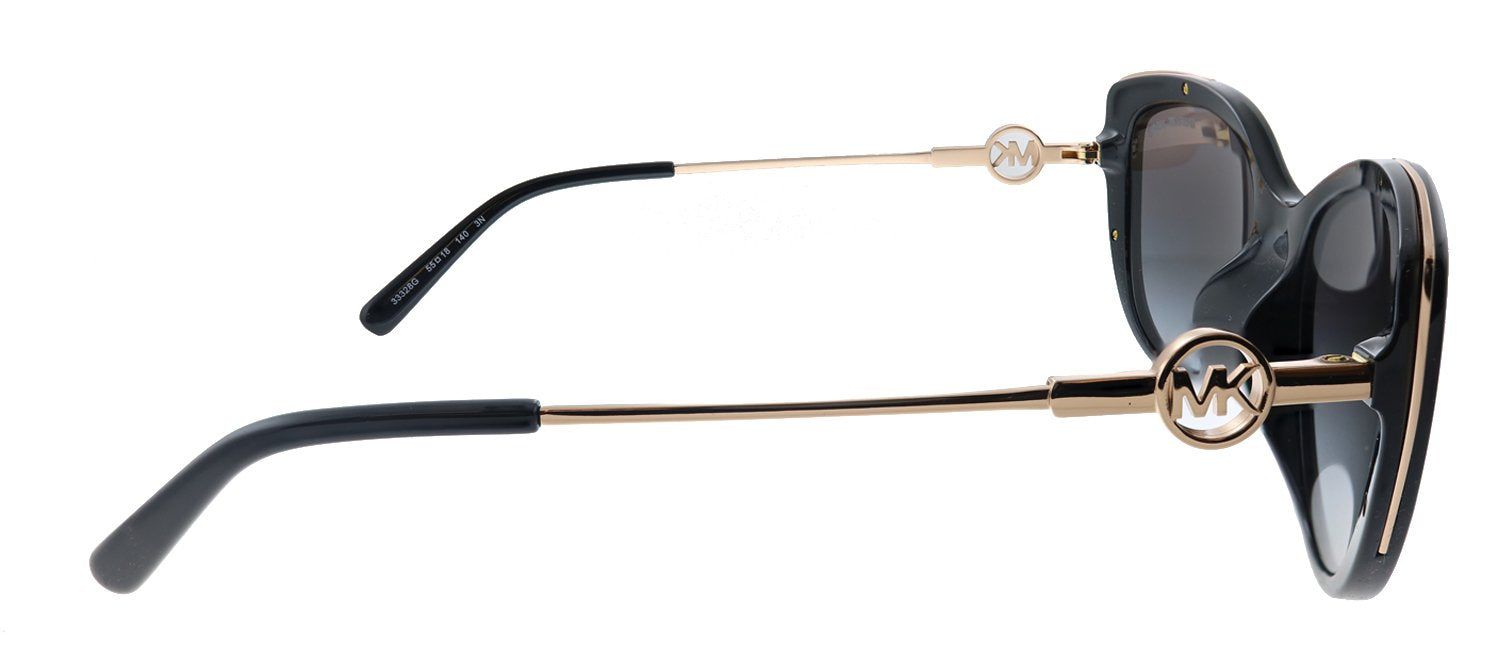 Michael Kors South Hampton MK 2127U 33328G Cat-Eye Metal Black Sunglasses with Black Gradient Lens sold by Gaffos product image thumbnail 3