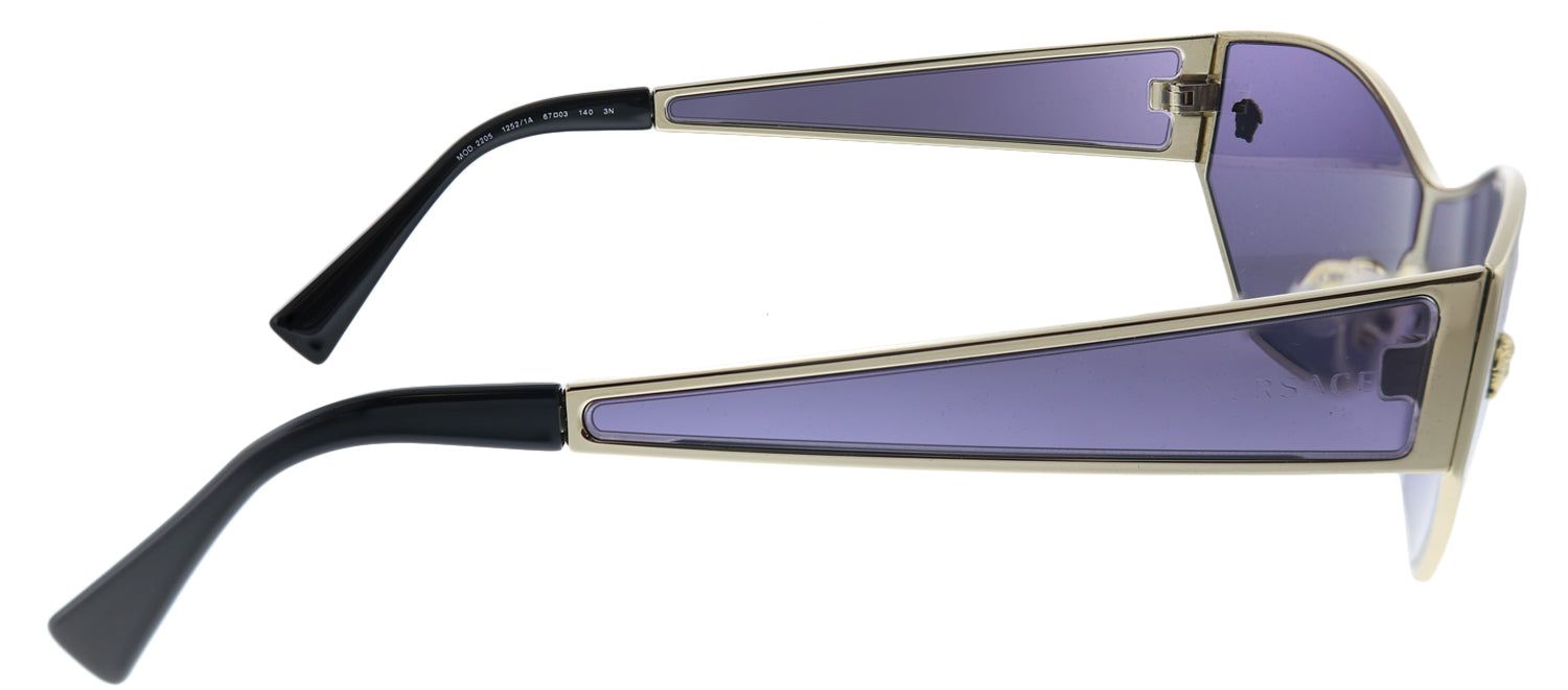 Versace VE 2205 1252/1A Cat-Eye Metal Gold Sunglasses with Violet Lens sold by Gaffos product image thumbnail 3