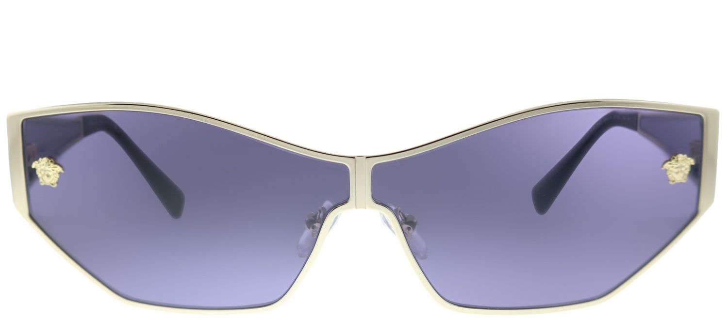 Versace VE 2205 1252/1A Cat-Eye Metal Gold Sunglasses with Violet Lens sold by Gaffos