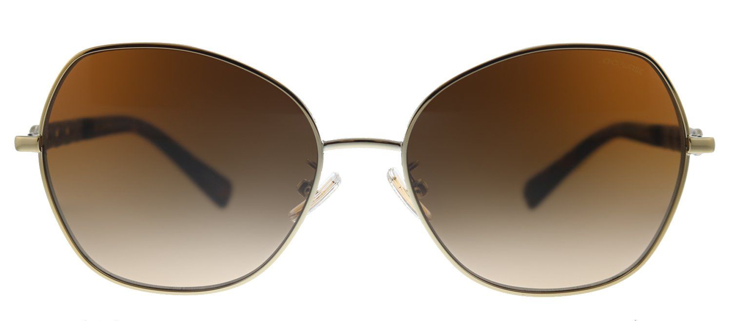 Coach L1130 HC 7112 900574 Butterfly Metal Gold Sunglasses with Brown Gradient Lens sold by Gaffos
