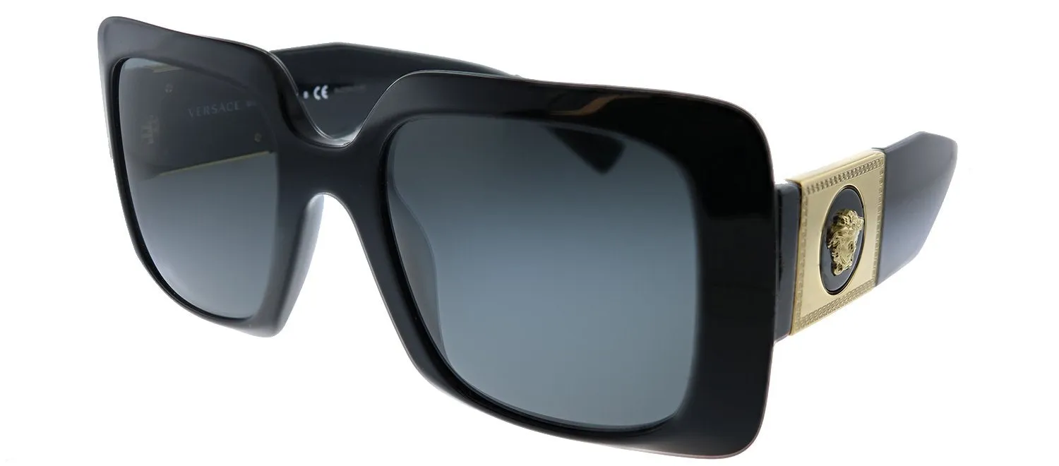 Versace VE 4405 GB1/87 Rectangle Plastic Black Sunglasses with Grey Lens sold by Gaffos product image thumbnail 2