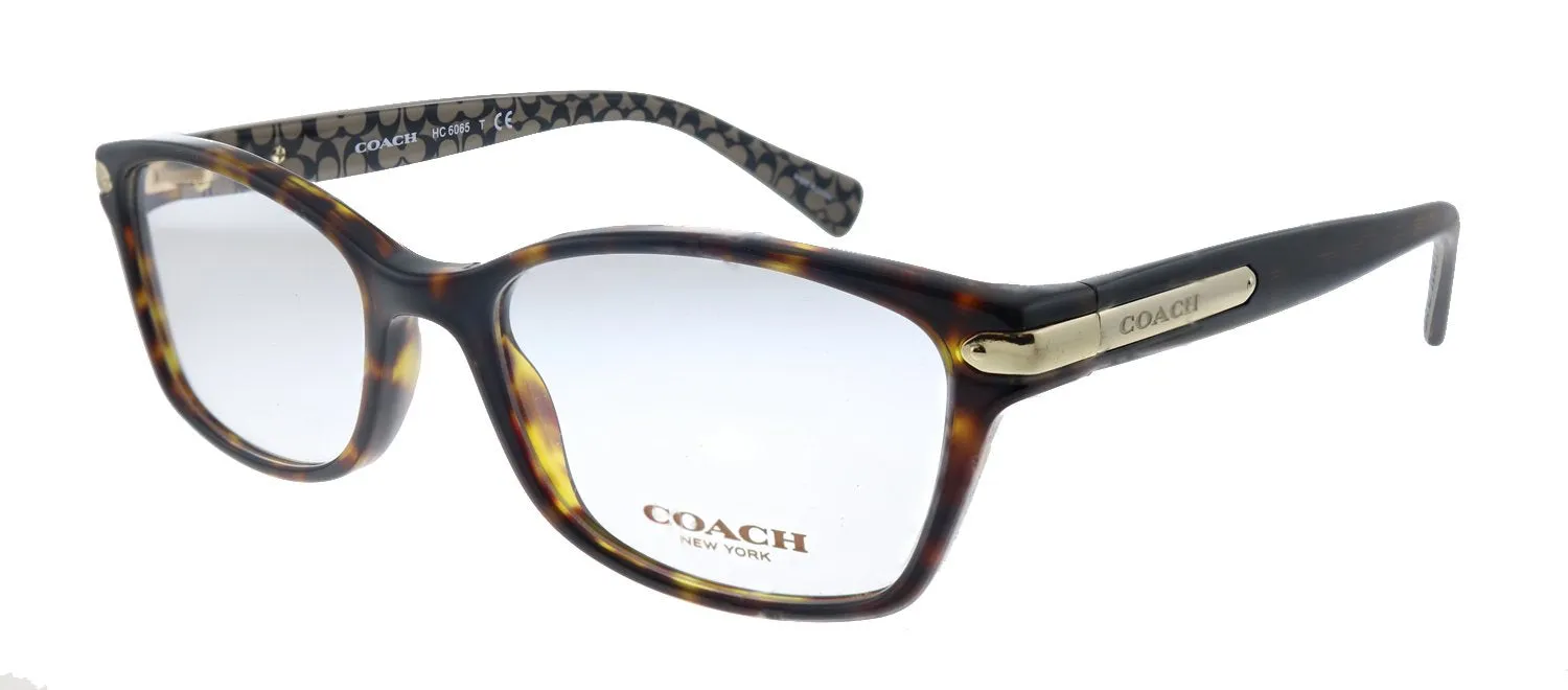 Coach HC 6065 5291 Rectangle Plastic Havana Eyeglasses with Demo Lens sold by Gaffos product image thumbnail 2