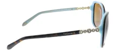 Tiffany & Co. TF 4121B 81343B Square Plastic Havana Sunglasses with Brown Gradient Lens sold by Gaffos