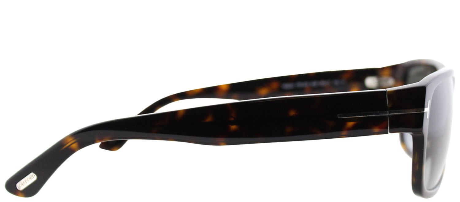 Tom Ford Mason TF 445 52B Rectangle Metal Tortoise/ Havana Sunglasses with Grey Polarized Lens sold by Gaffos product image thumbnail 3