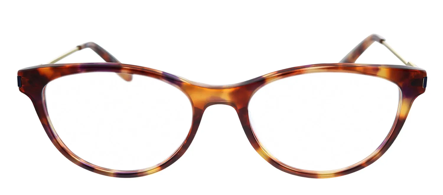 Salvatore Ferragamo SF 2852 214 Cat-Eye Plastic Havana Eyeglasses with Demo Lens sold by Gaffos