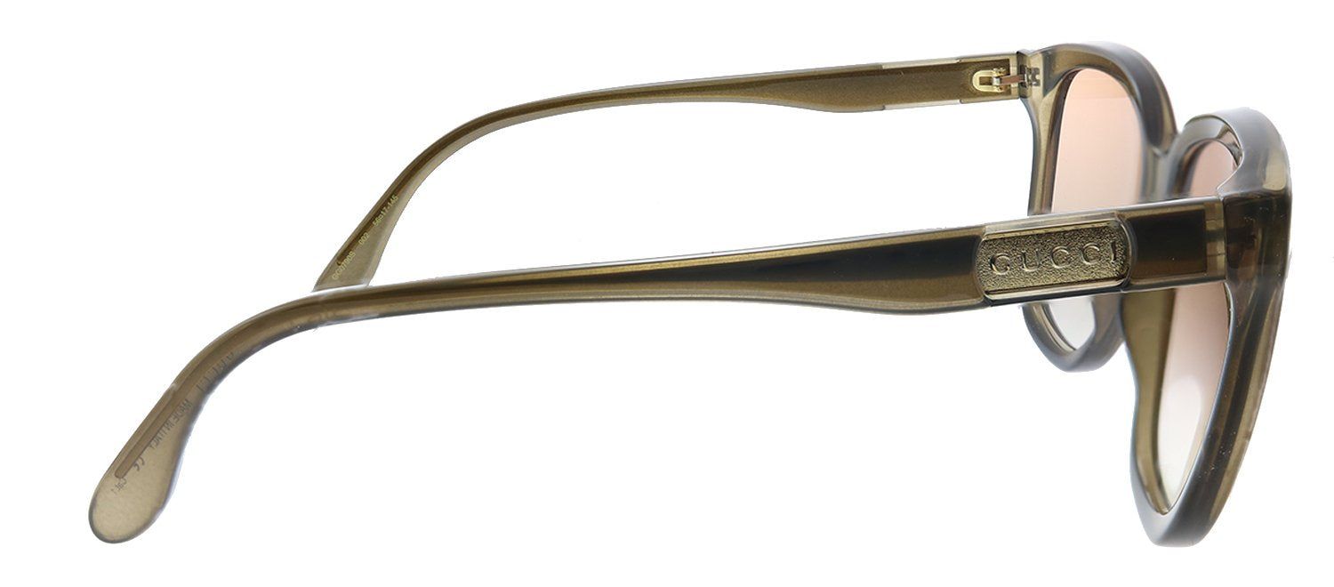 Gucci GG 0790S 002 Square Acetate Brown Sunglasses with Orange Gradient Lens sold by Gaffos product image thumbnail 3