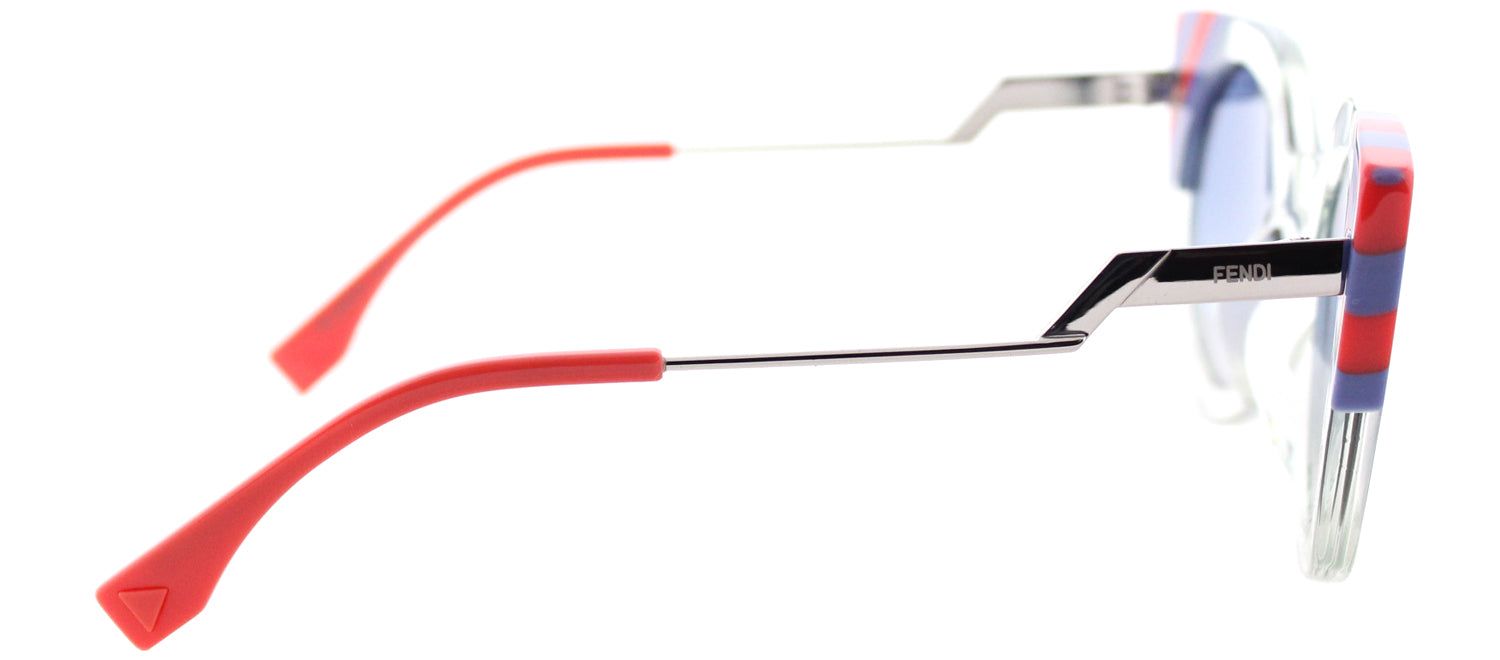 Fendi FF 0240 1ED Cat-Eye Plastic Green Sunglasses with Blue Gradient Lens sold by Gaffos product image thumbnail 3