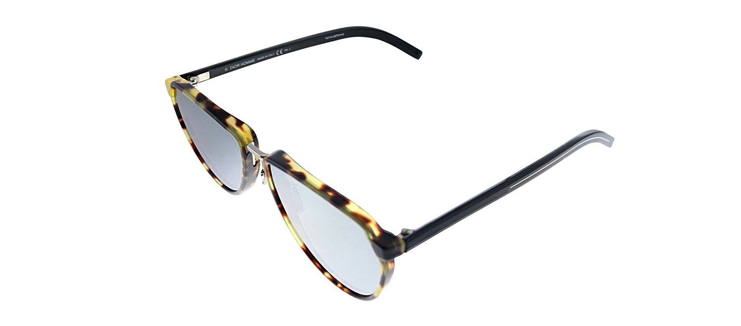 Dior Homme CD Blacktie248S EPZ Pilot Plastic Tortoise Sunglasses with Silver Lens sold by Gaffos product image thumbnail 2
