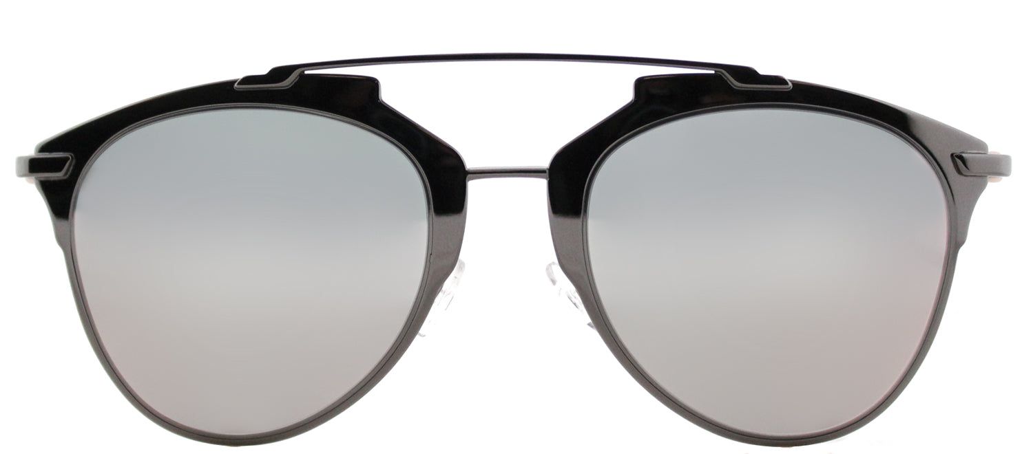 Dior CD Reflected XY2 0J Aviator Metal Ruthenium/ Gunmetal Sunglasses with Rose Gold Mirror Lens sold by Gaffos